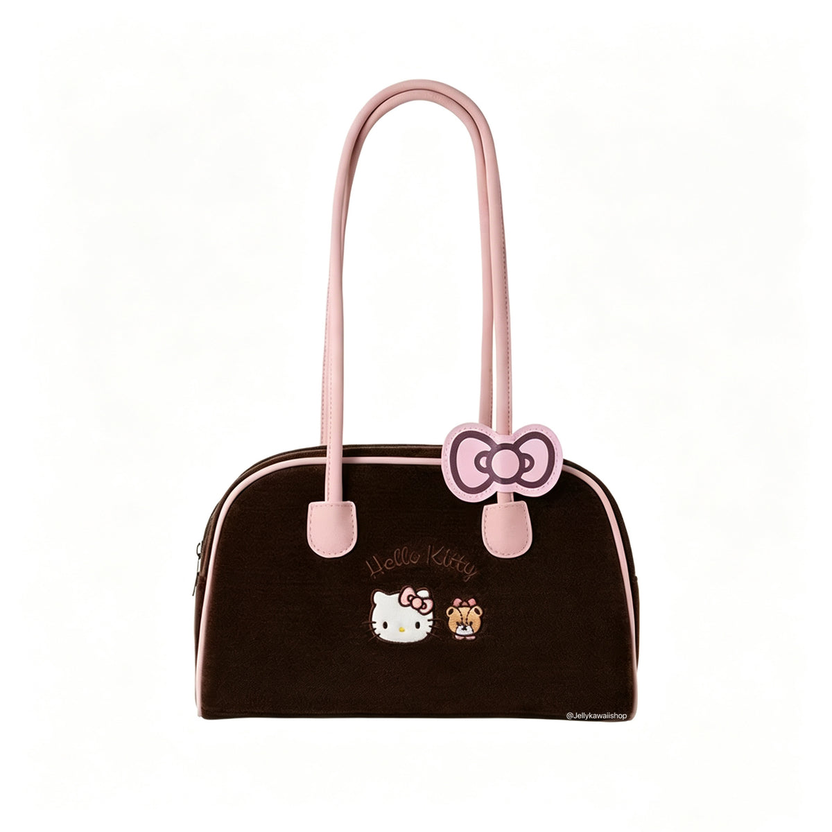 Hello Kitty Pink and Brown Collection Shoulder Bag