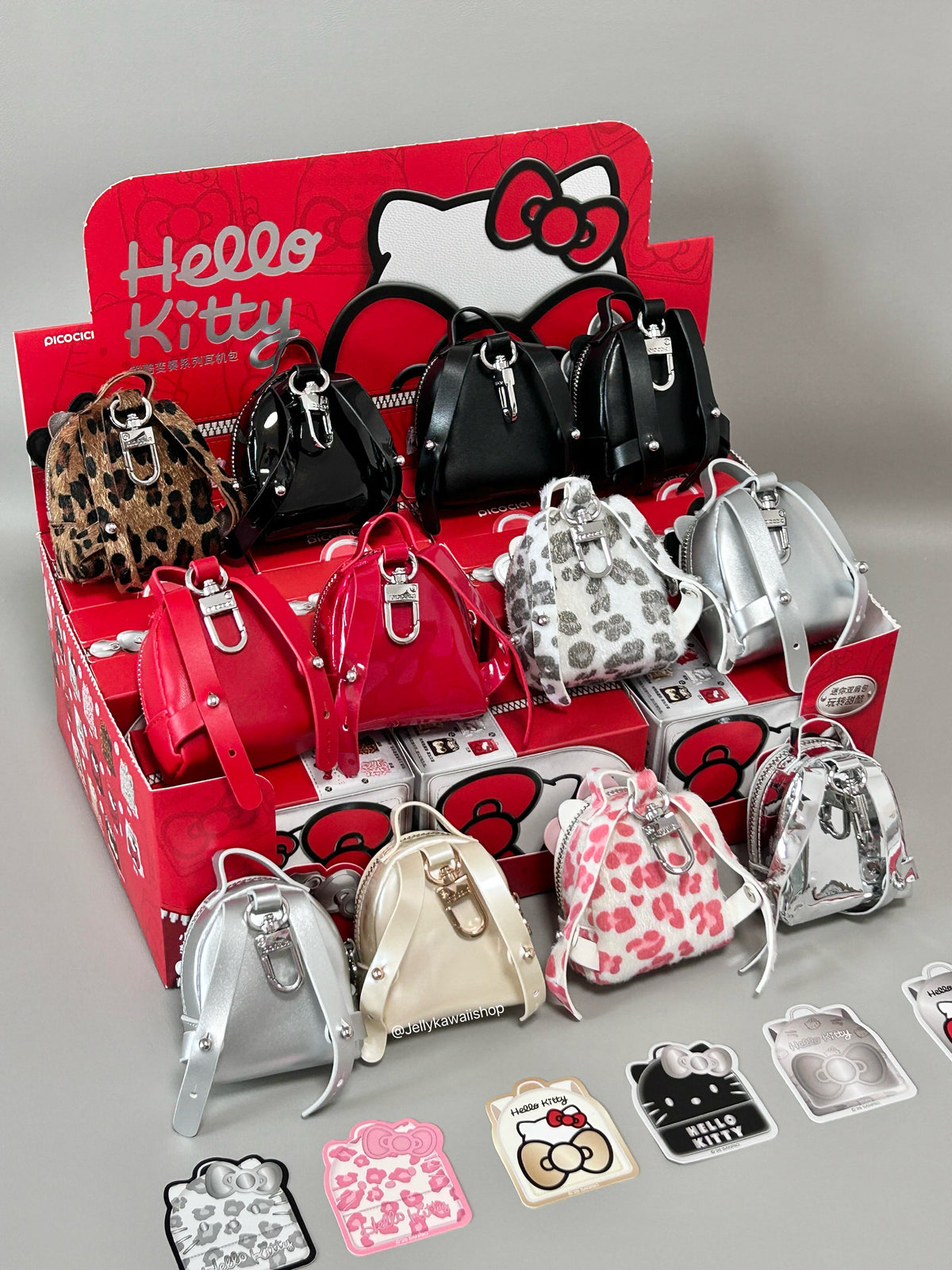 Hello Kitty Cute Backpack Blind Box Mini Earphone Pouch Keychain