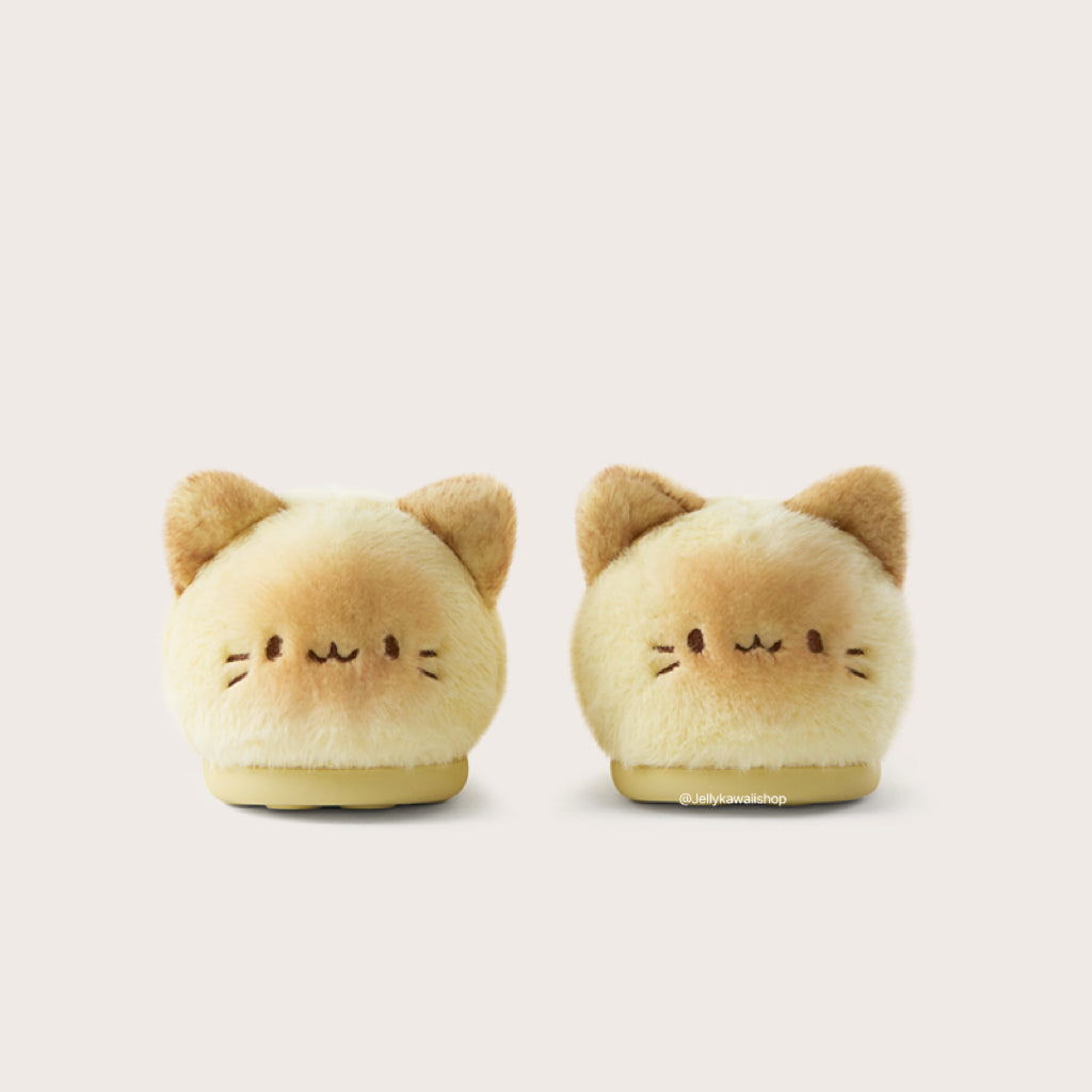 Girly Cute Cat Fuzzy Slippers Non-slip Shoes