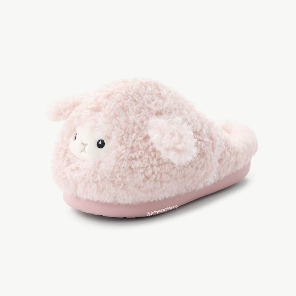 Sheep Fuzzy Slippers Non-slip Shoes