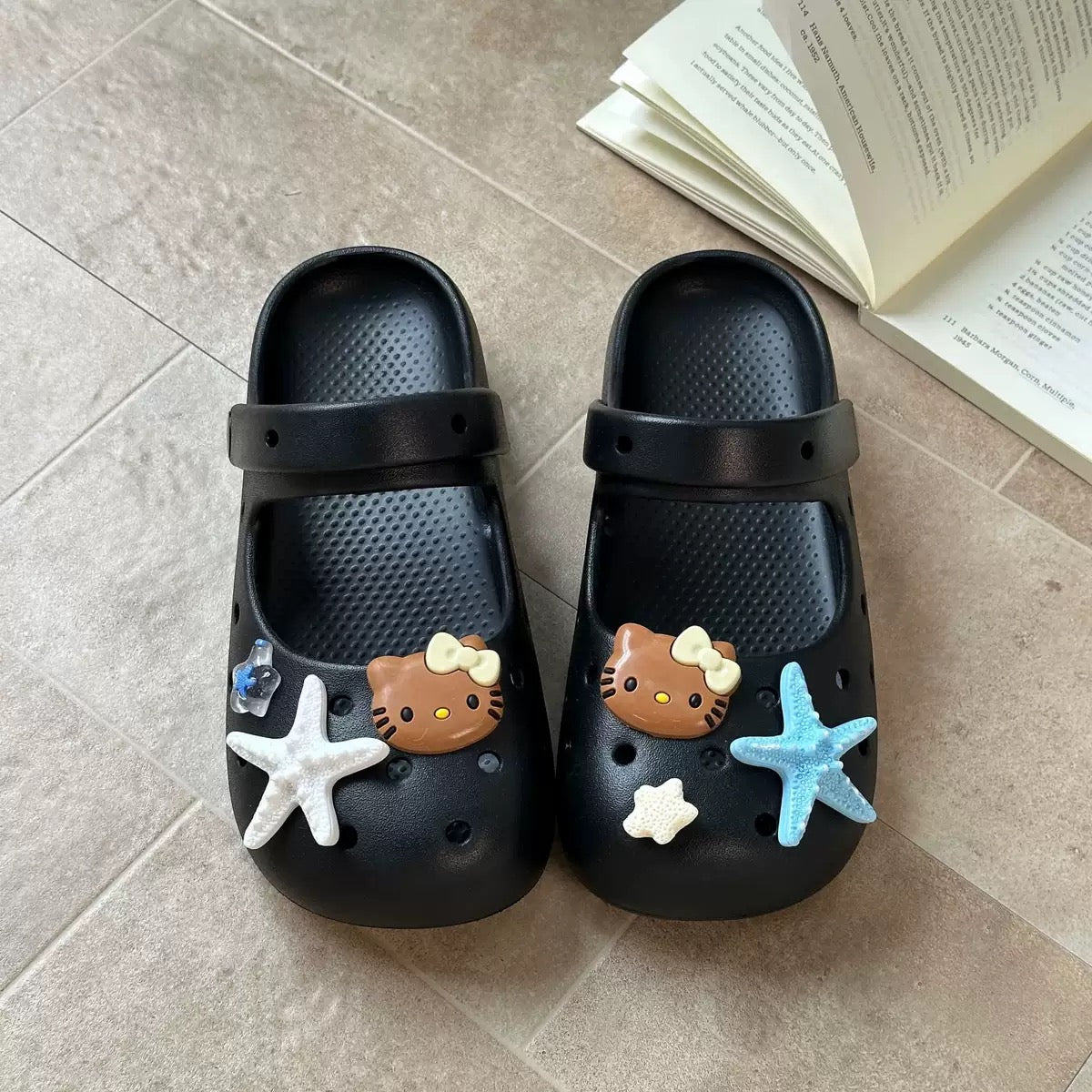 Hello Kitty Ballet Clogs Slip on Water Shoes