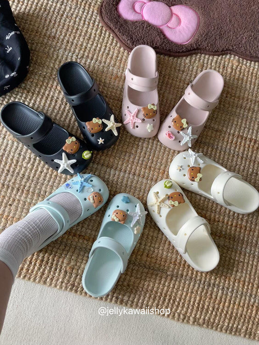 Hello Kitty Ballet Clogs Slip on Water Shoes