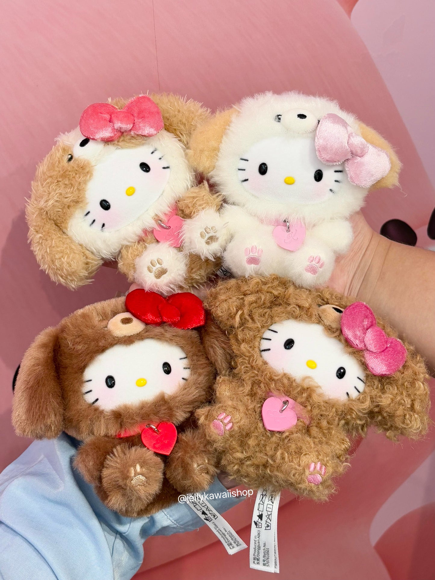 Hello Kitty Puppy Party Series Plush Keychain Blind Box