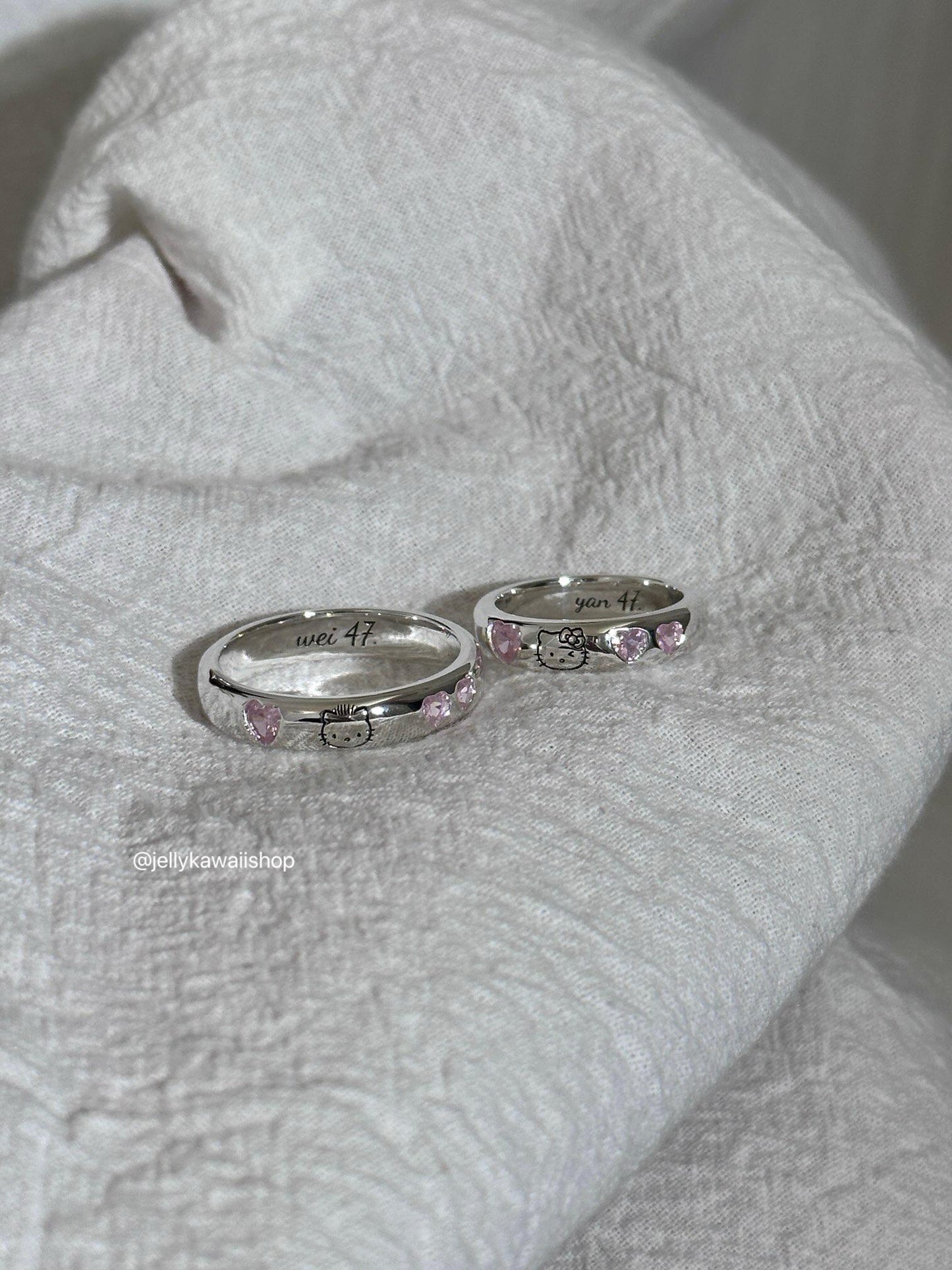 Hello Kitty & Daniel Couple's Rings