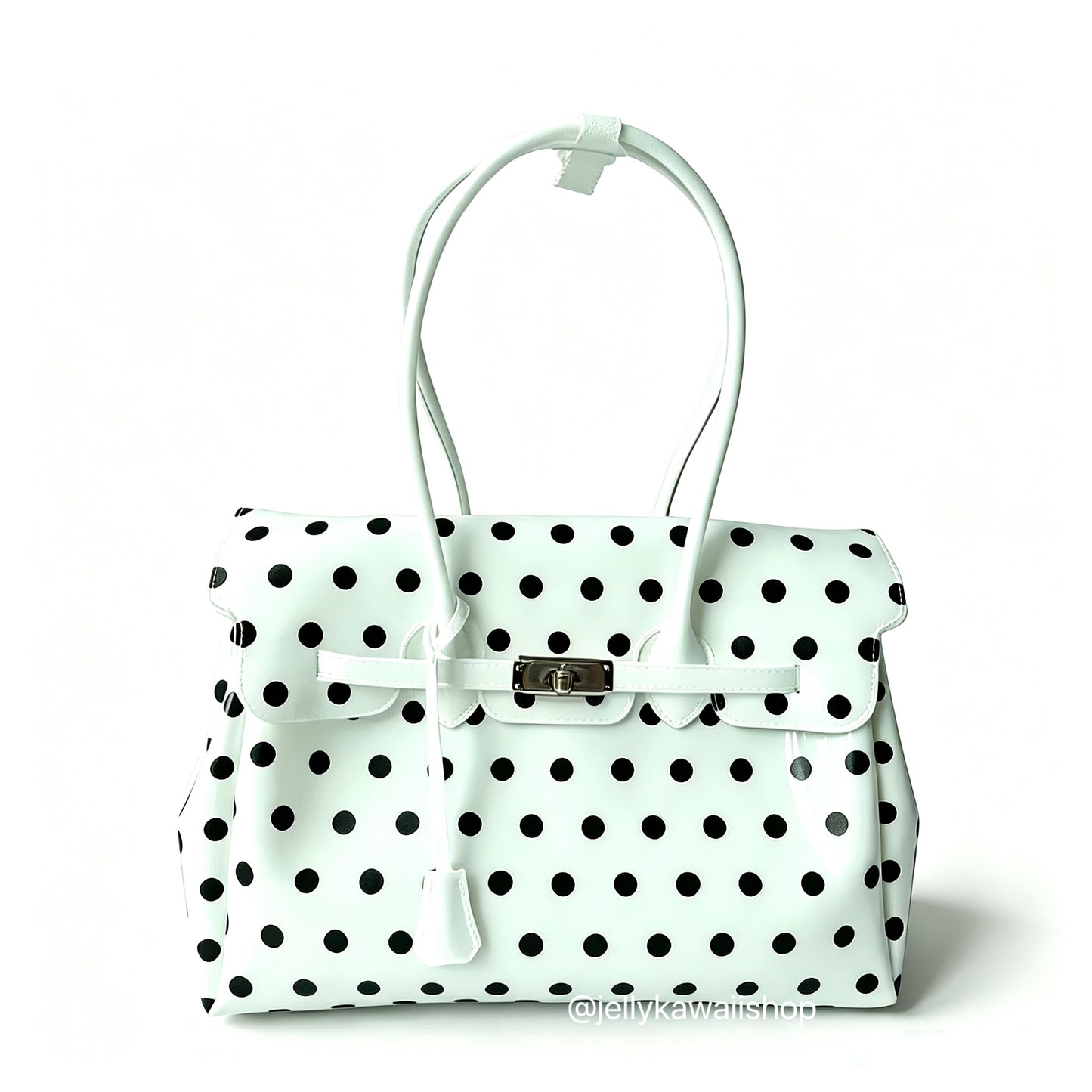 Girly Polka Dots Jellyfirkin Shoulder Bag