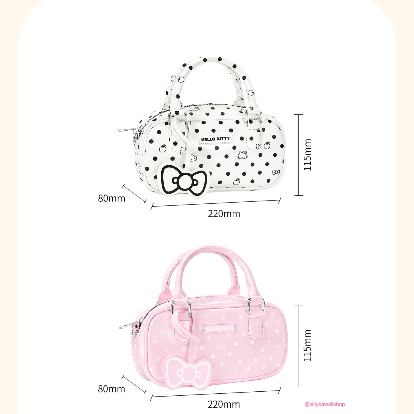 Hello Kitty Polka Dot Purse Handbag