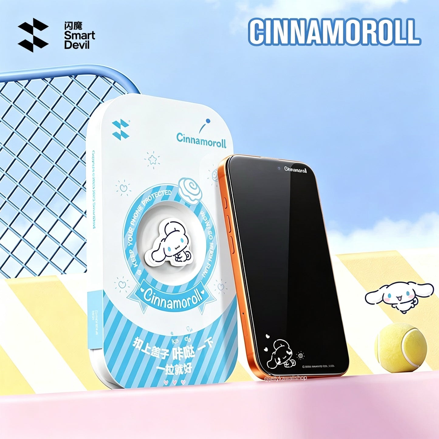 Sanrio Tempered Glass Film Screen Protector for iPhone