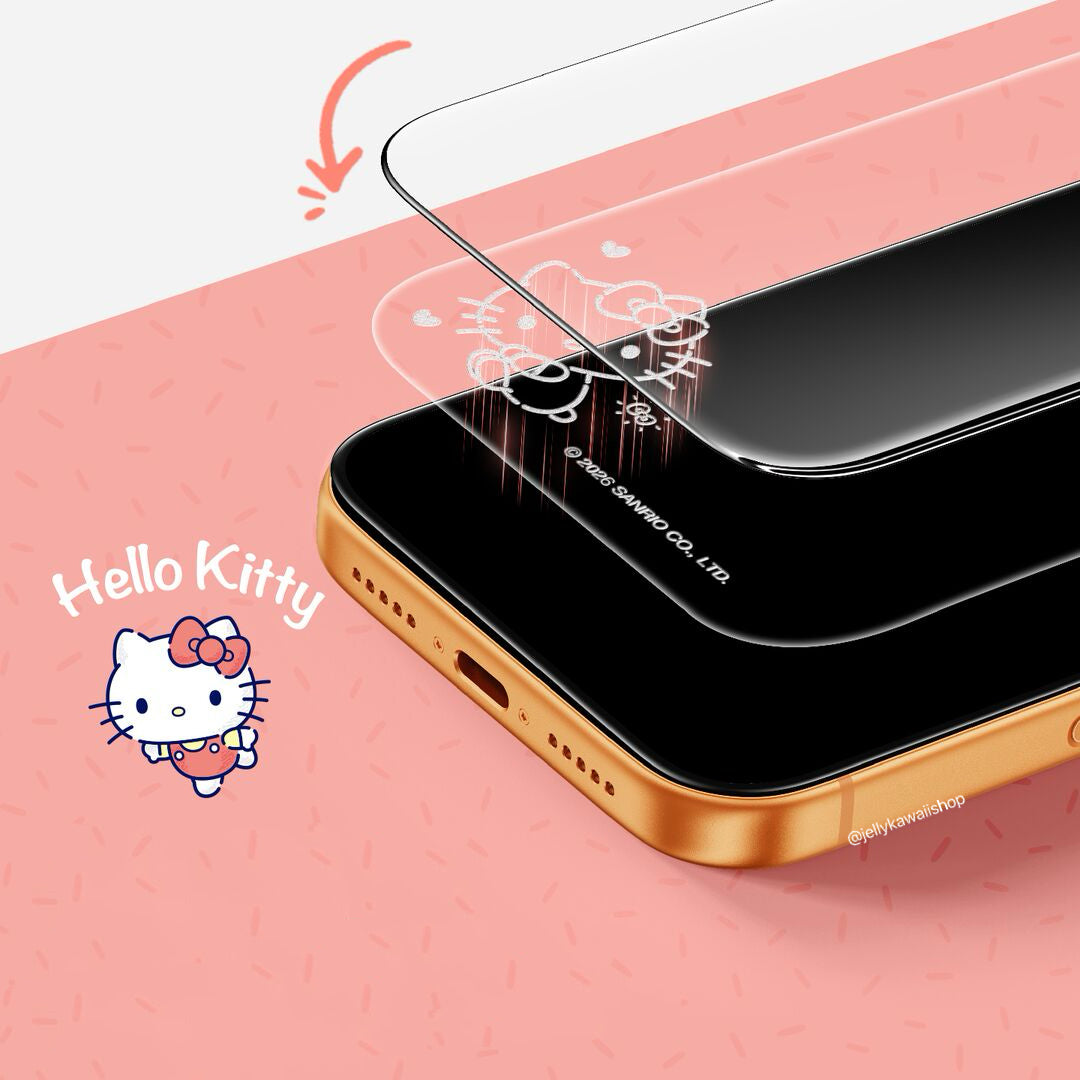 Sanrio Tempered Glass Film Screen Protector for iPhone