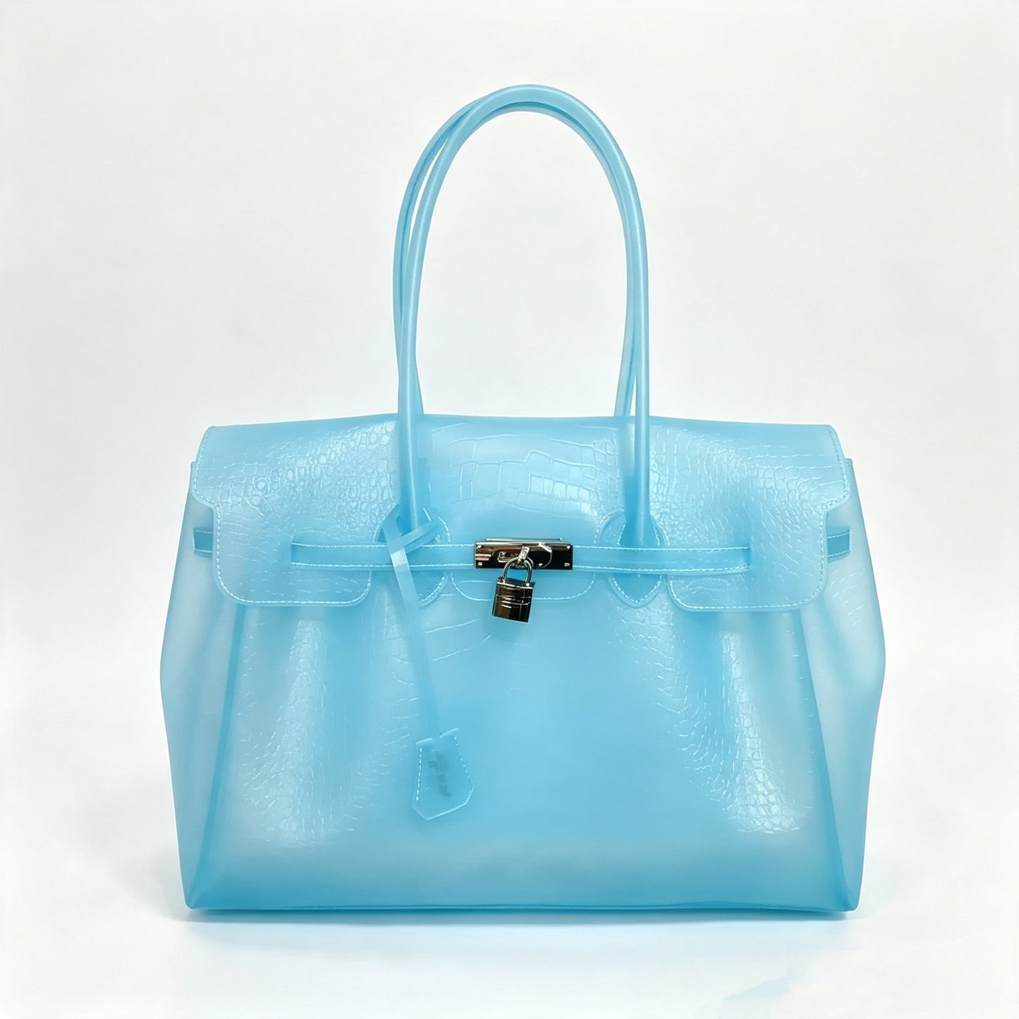 Girly Crocodile Jelly Tote Shoulder Bag
