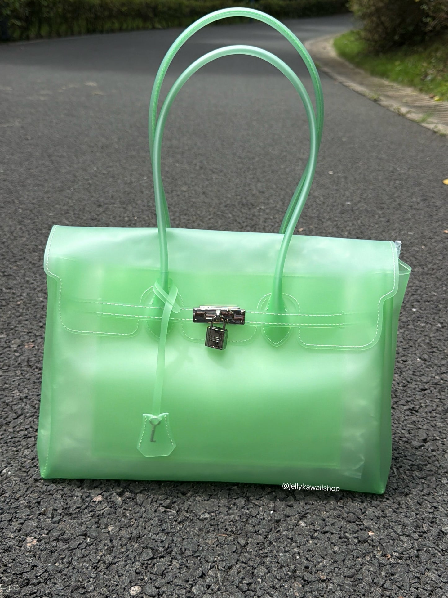 Girly Jelly Tote TPU Shoulder Bag