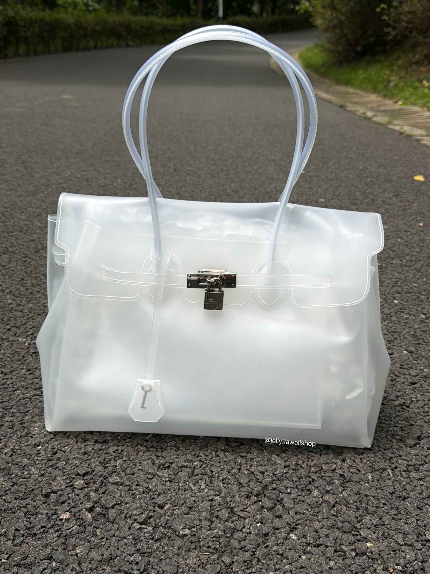 Girly Jelly Tote TPU Shoulder Bag