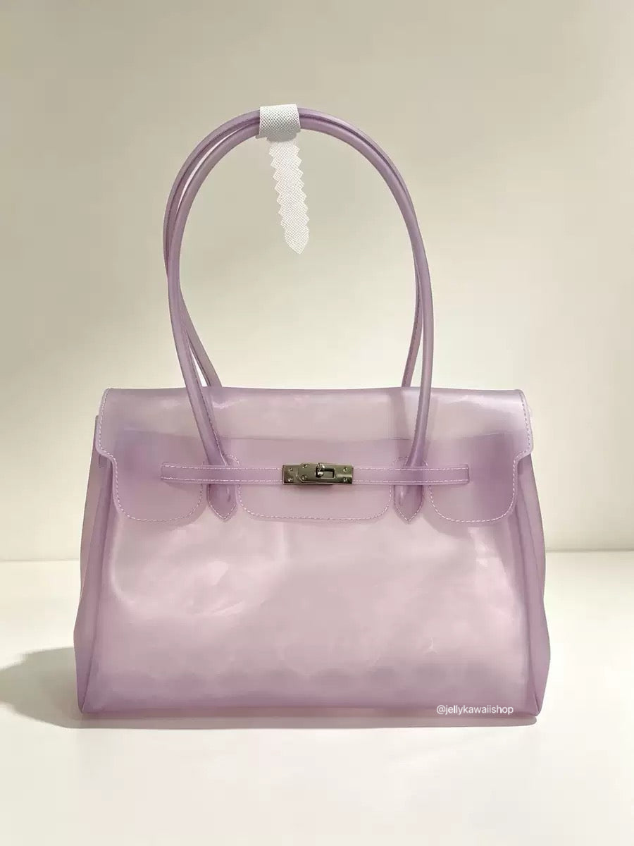 Girly Jelly Tote TPU Shoulder Bag