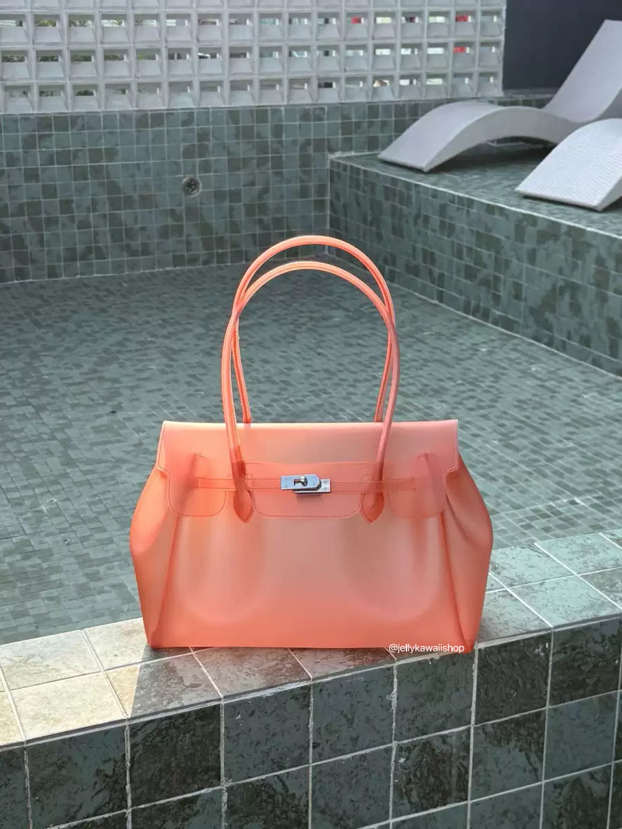Girly Jelly Tote TPU Shoulder Bag