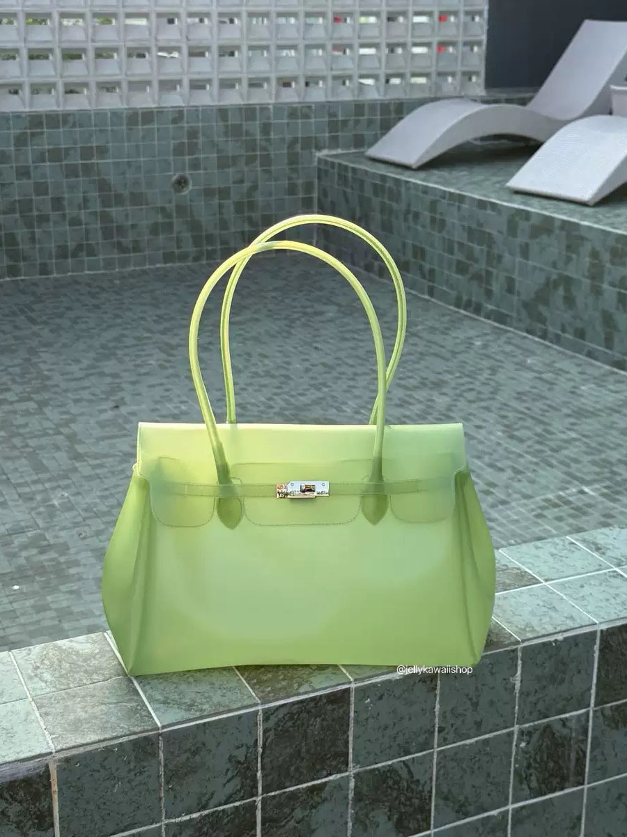 Girly Jelly Tote TPU Shoulder Bag