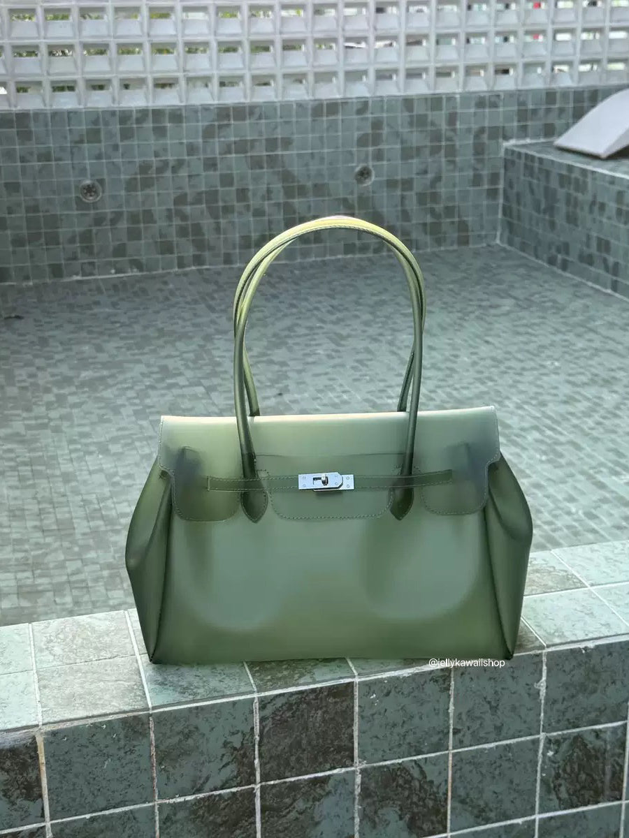 Girly Jelly Tote TPU Shoulder Bag