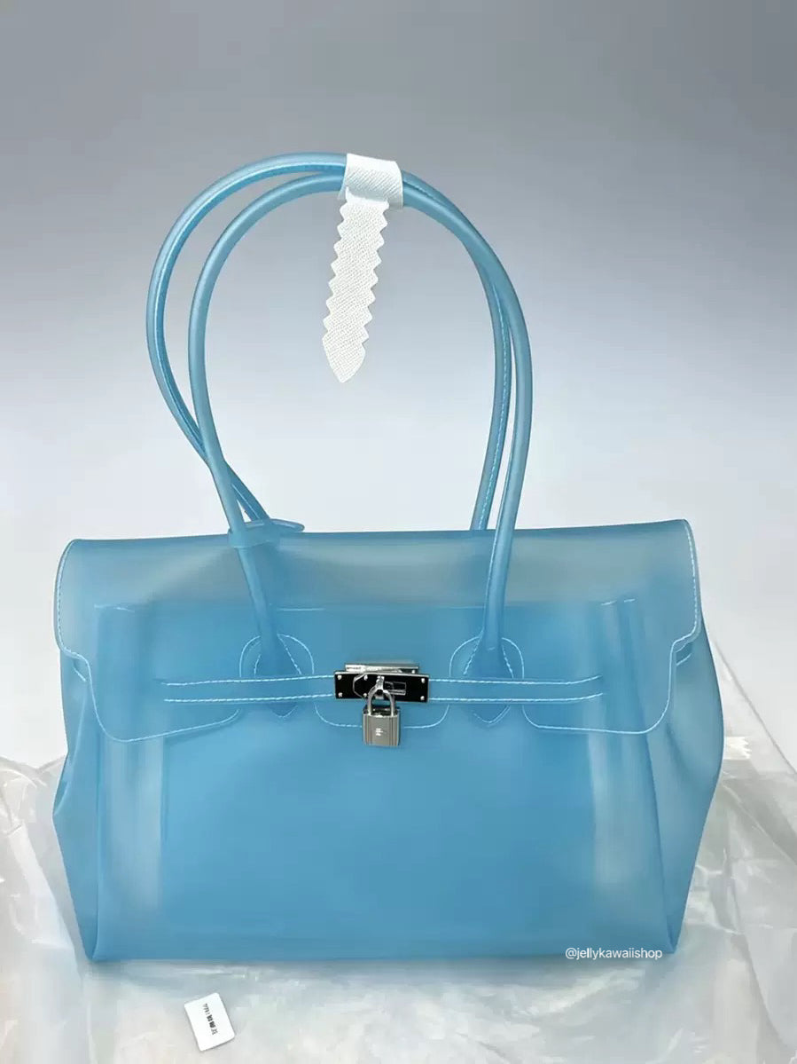 Girly Jelly Tote TPU Shoulder Bag