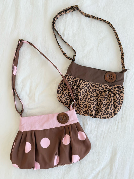 Girly Button Shoulder Bag