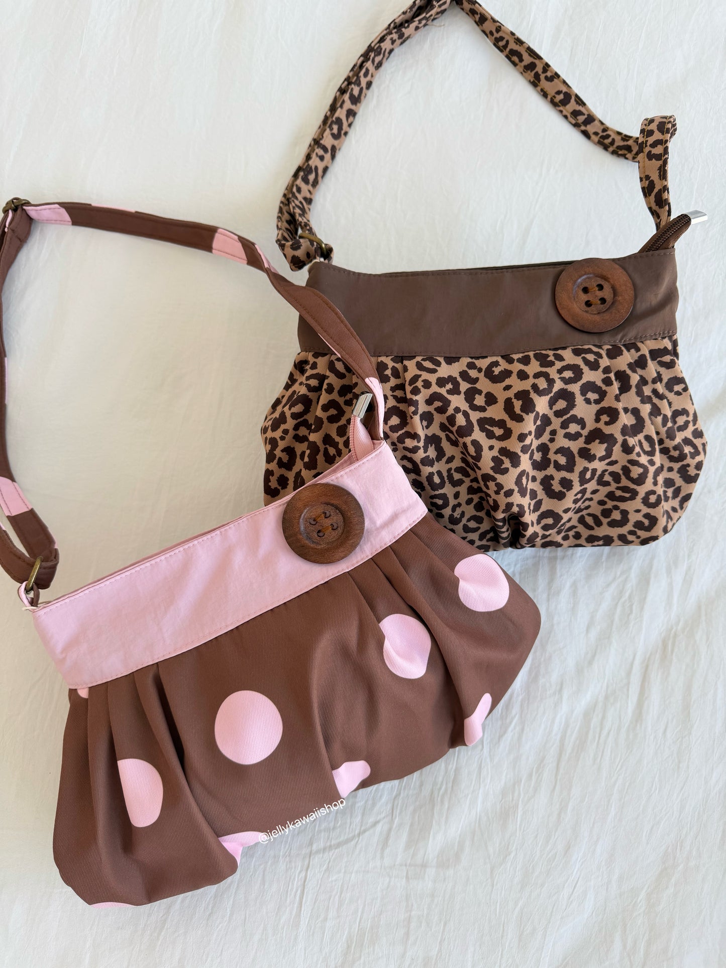 Girly Button Shoulder Bag