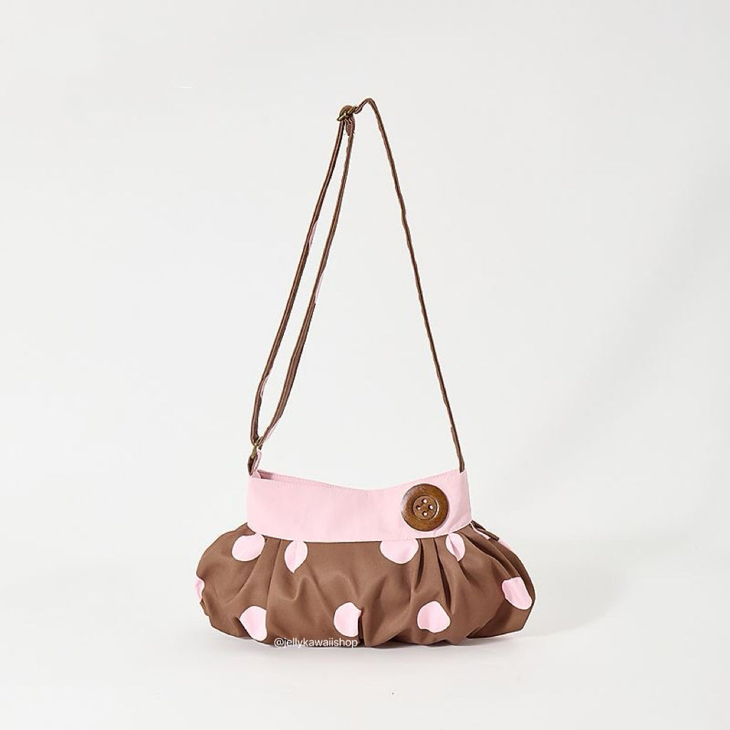 Girly Button Shoulder Bag