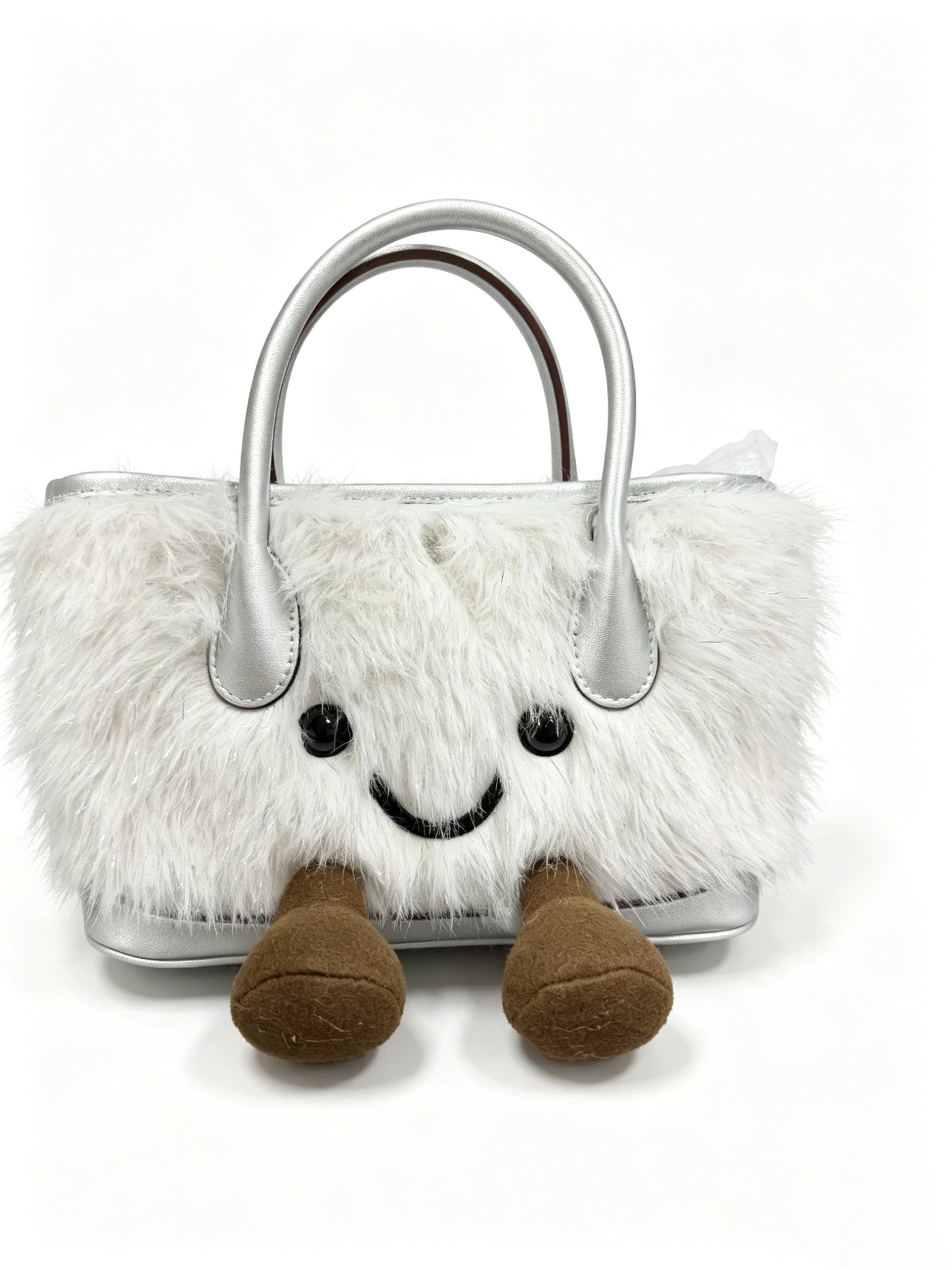 Girly Plush Fluffy Bag Handbags Tote Bag