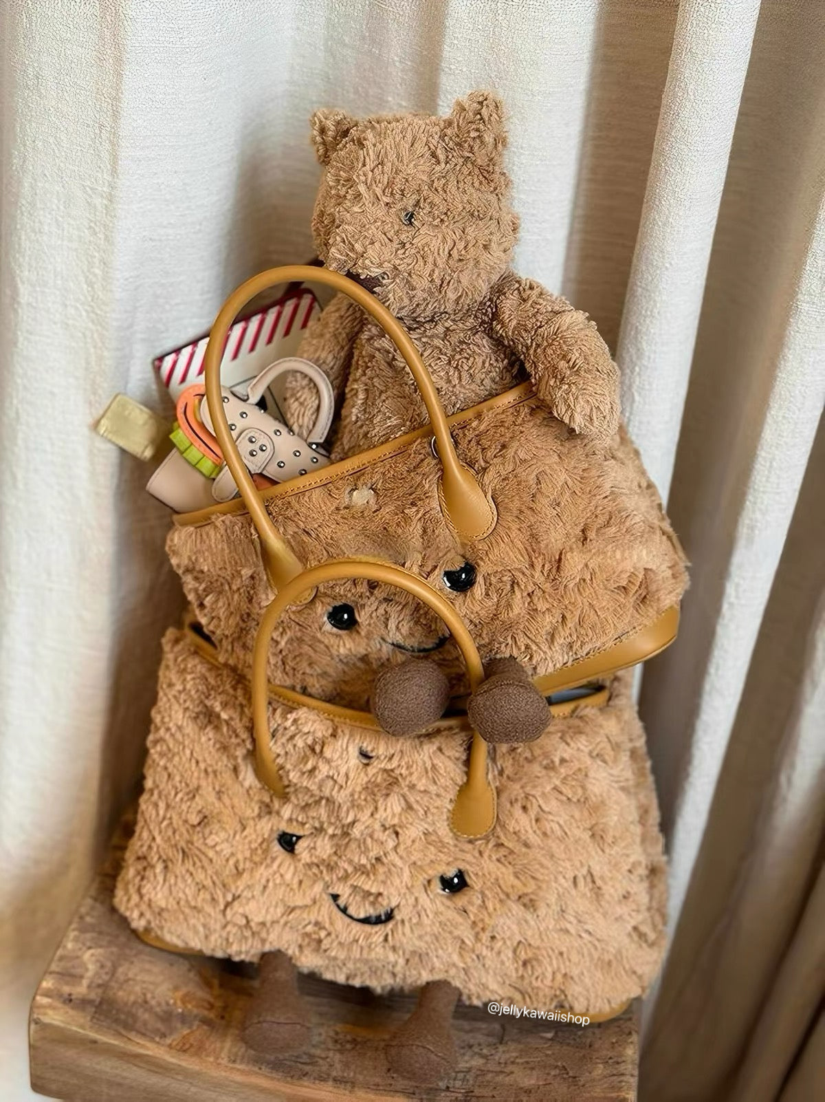 Girly Plush Fluffy Bag Handbags Tote Bag