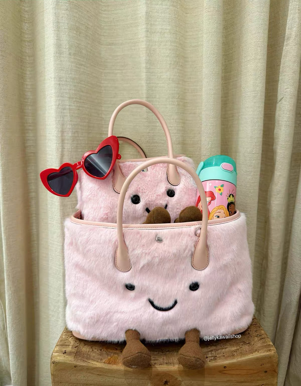 Girly Plush Fluffy Bag Handbags Tote Bag