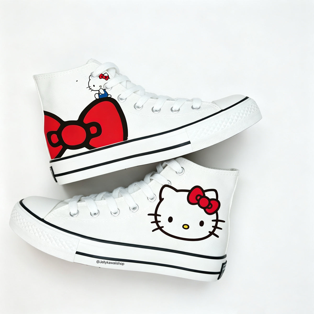 Hellokitty Hightop Canvas Tops Women's Shoes