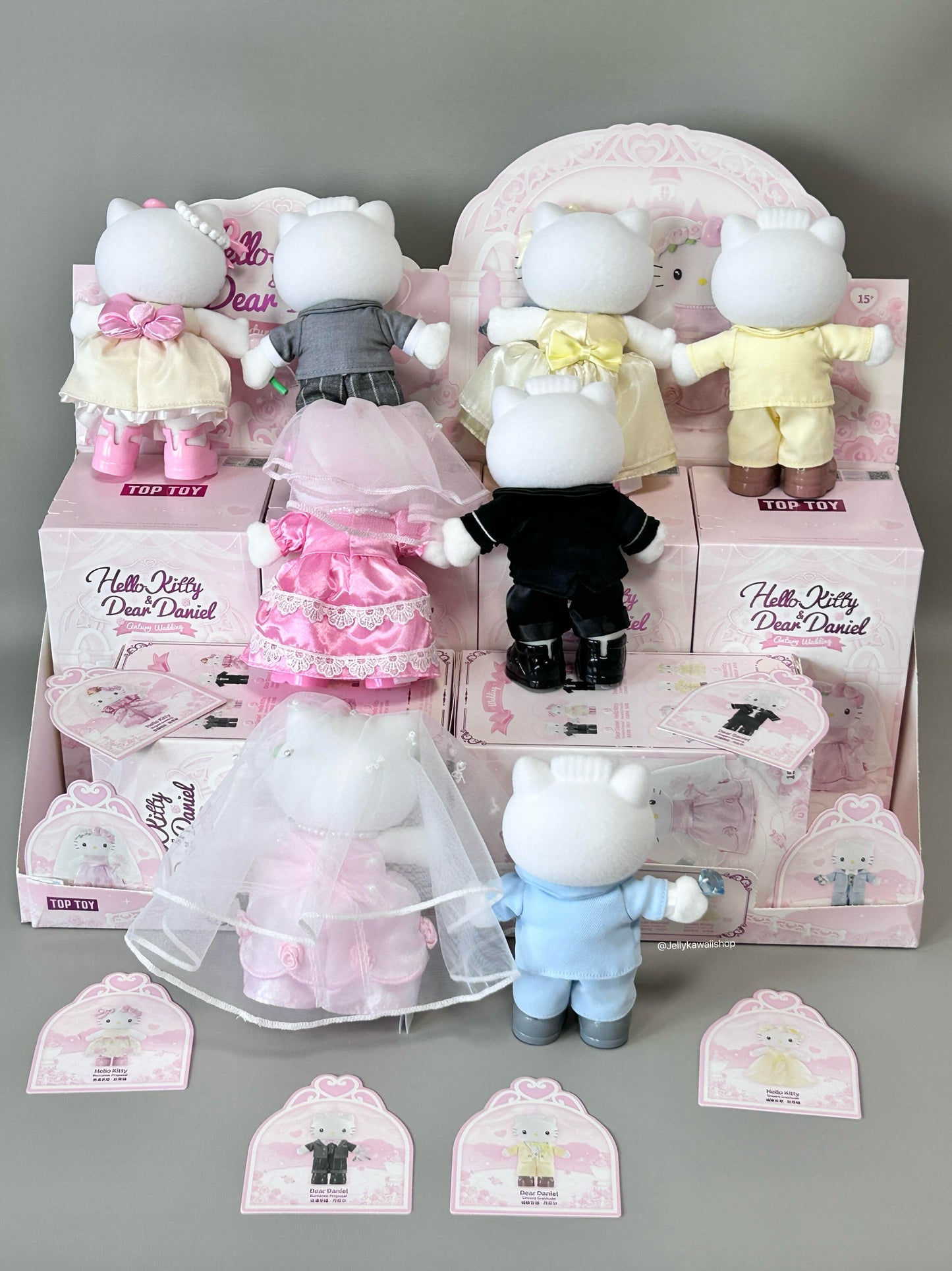 Hello Kitty & Dear Daniel Century Wedding Plush Series Blind Boxes【Pre-sale】