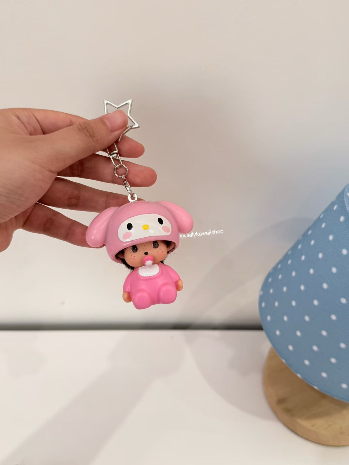Monchhichi Sanrio Vinyl Figure Toy Keychain Bag Charms