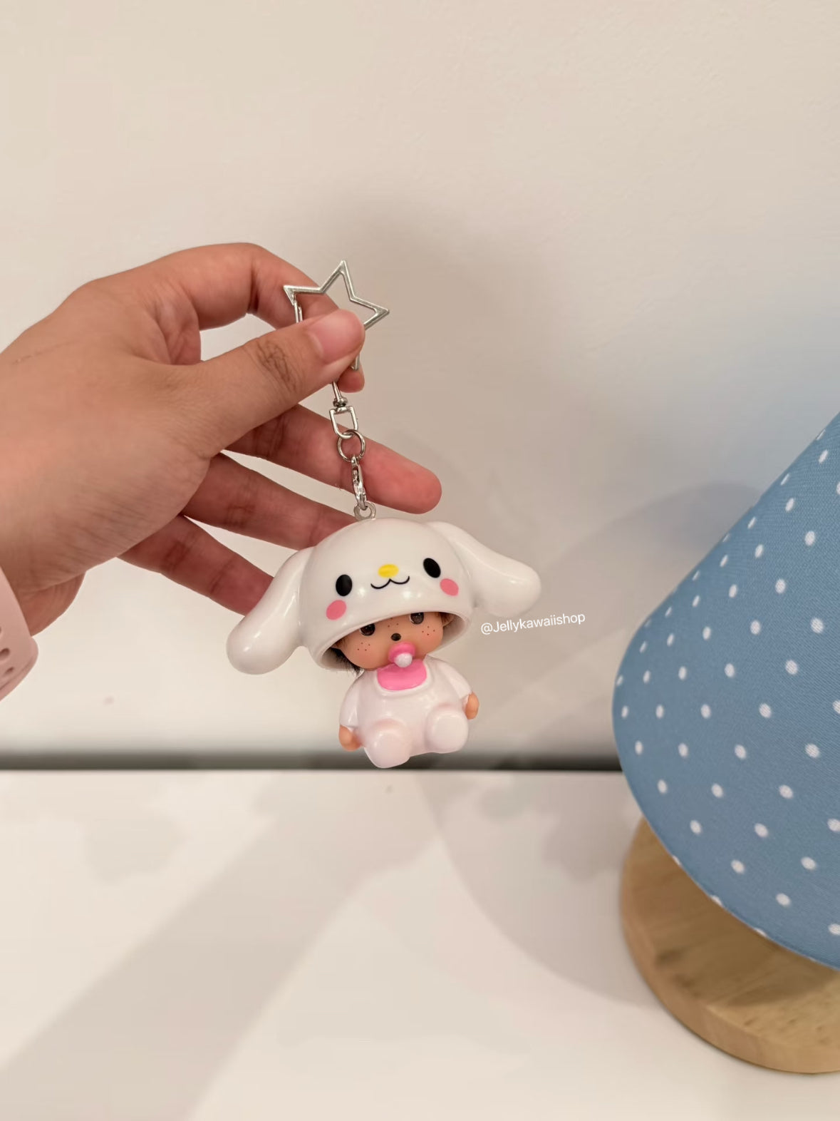 Monchhichi Sanrio Vinyl Figure Toy Keychain Bag Charms