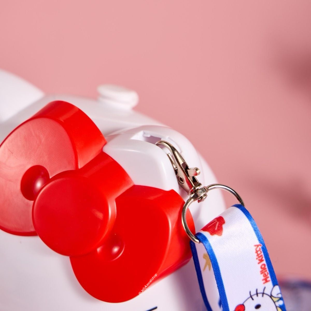 Hellokitty Designer Cup with Straw and Shoulder Strap