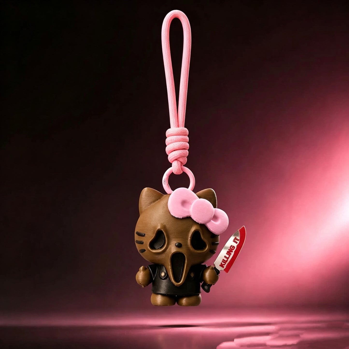 Hello Kitty Chucky Halloween Costume Keychain Charms