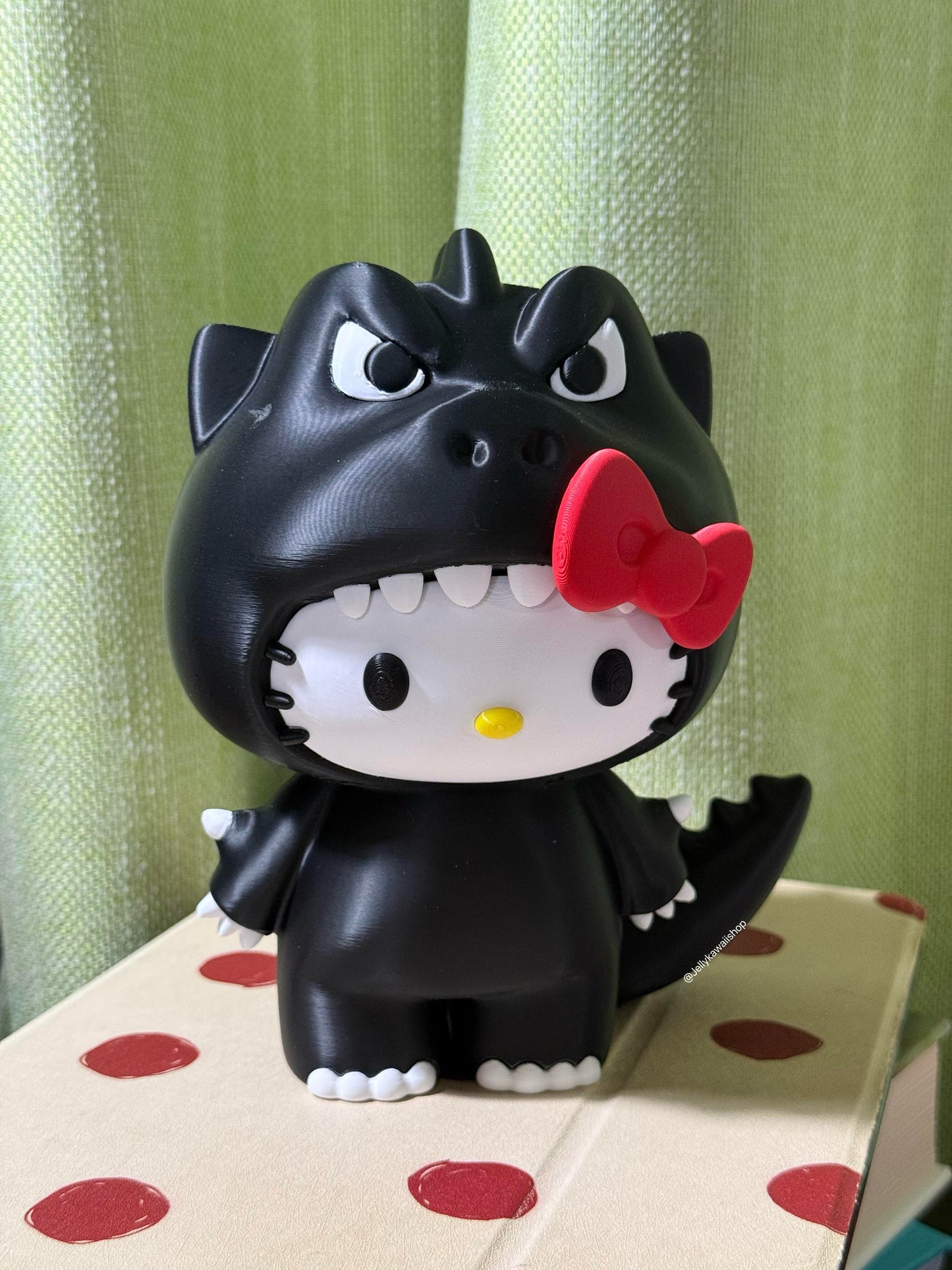 Hello Kitty Godzilla 3D-Printed Figurine (6.3in)