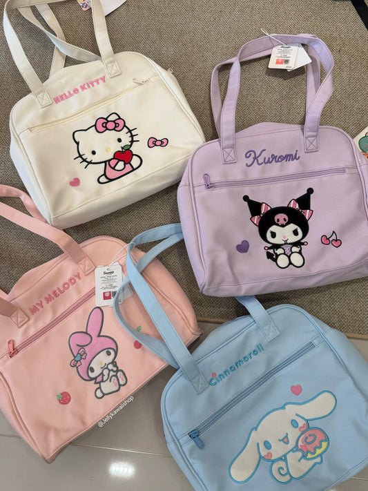 Sanrio Embroidery Tote Shoulder Bag
