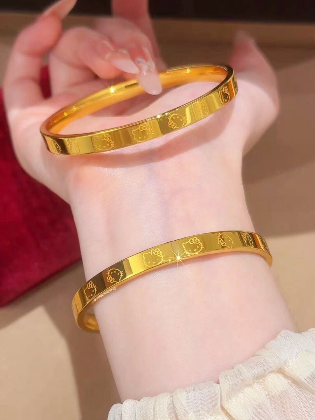 Hello Kitty Golden Bracelet
