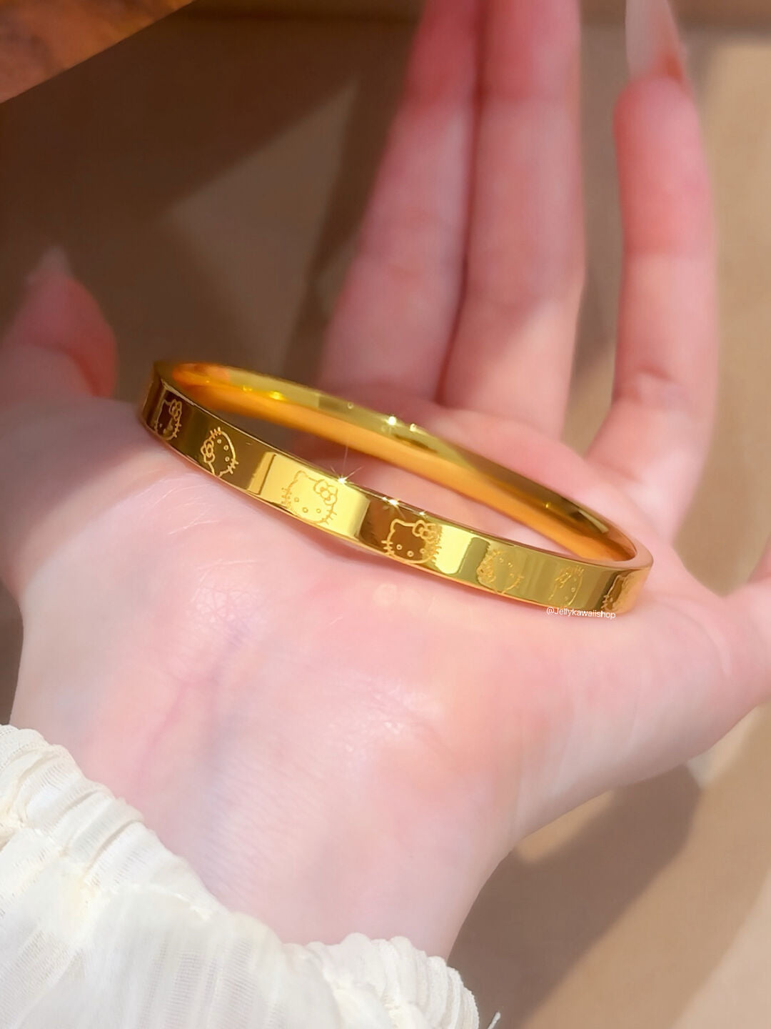 Hello Kitty Golden Bracelet
