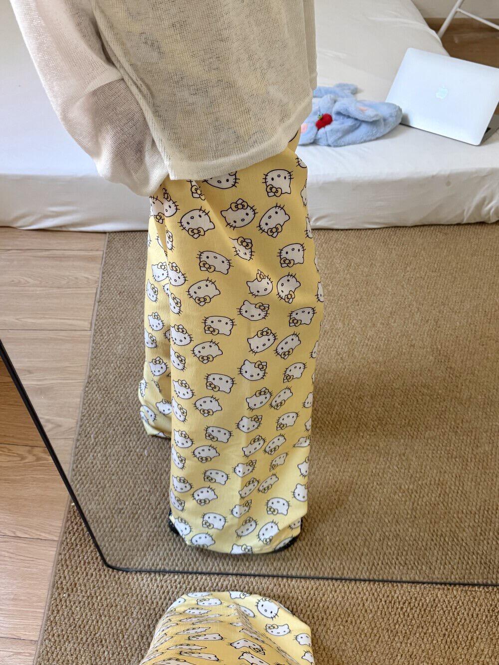 Hellokitty Pastel Summer Pajama Pants