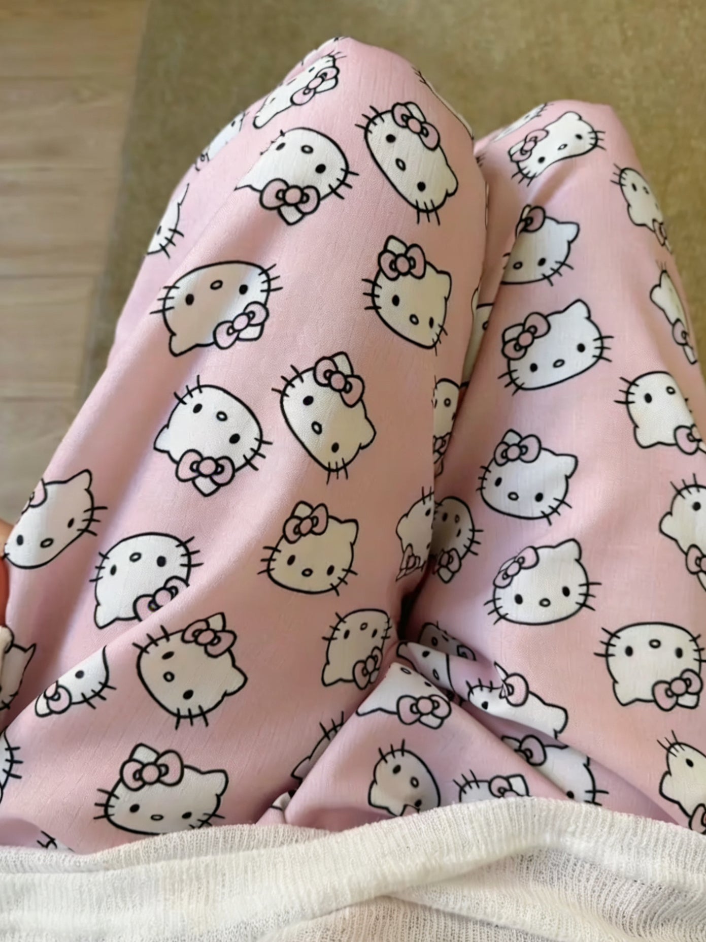 Hellokitty Pastel Summer Pajama Pants