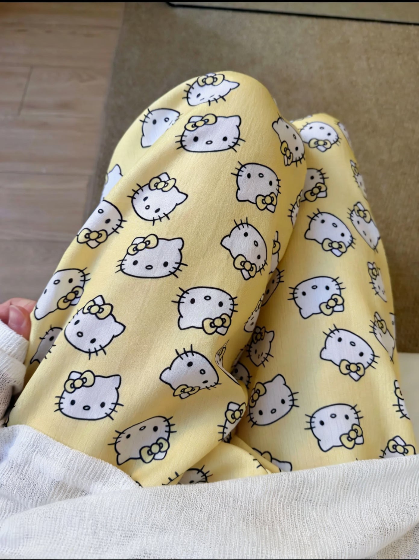 Hellokitty Pastel Summer Pajama Pants