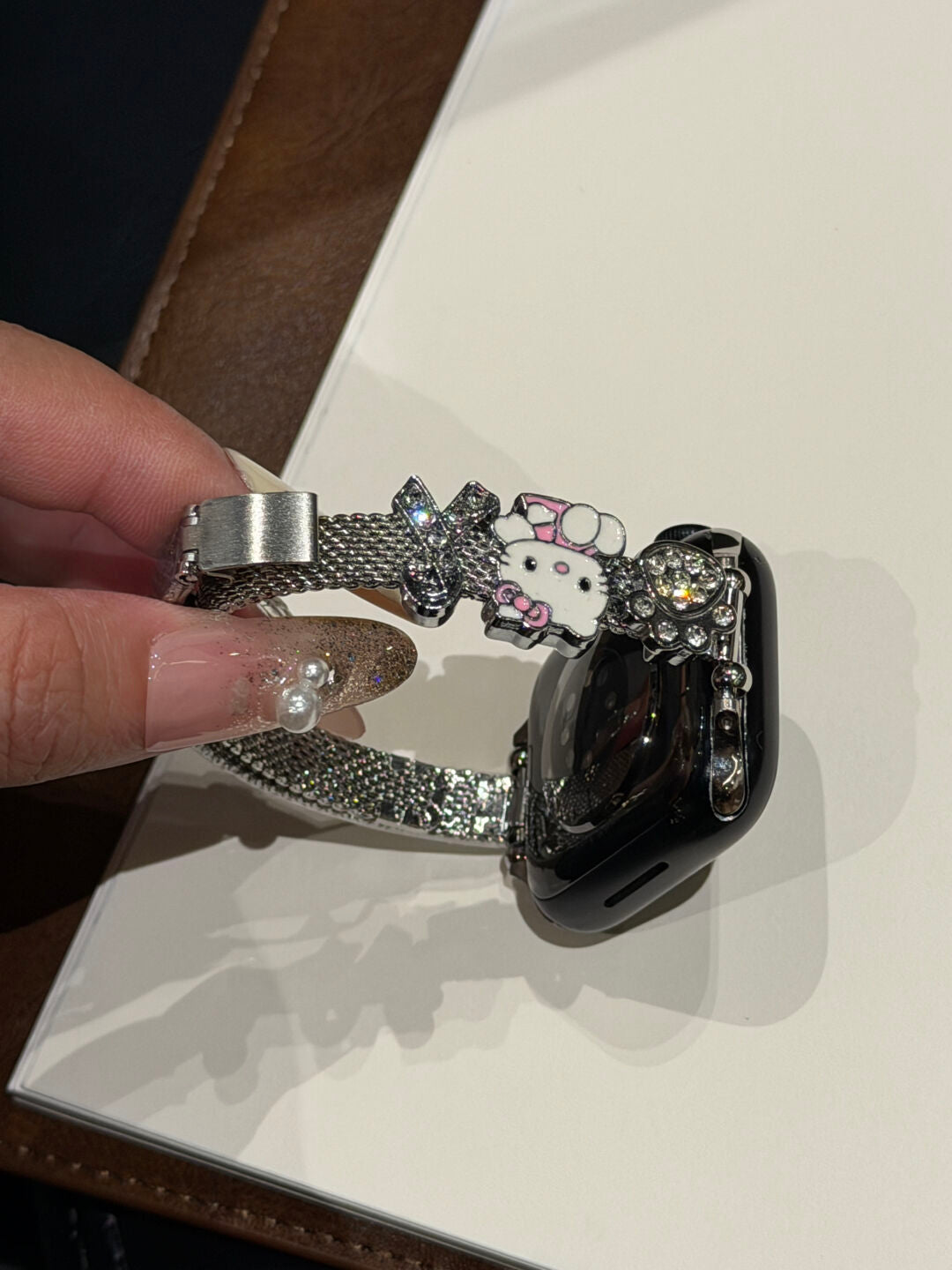 Hellokitty Apple Watch Band Bling Jewelry Metal Strap Bands