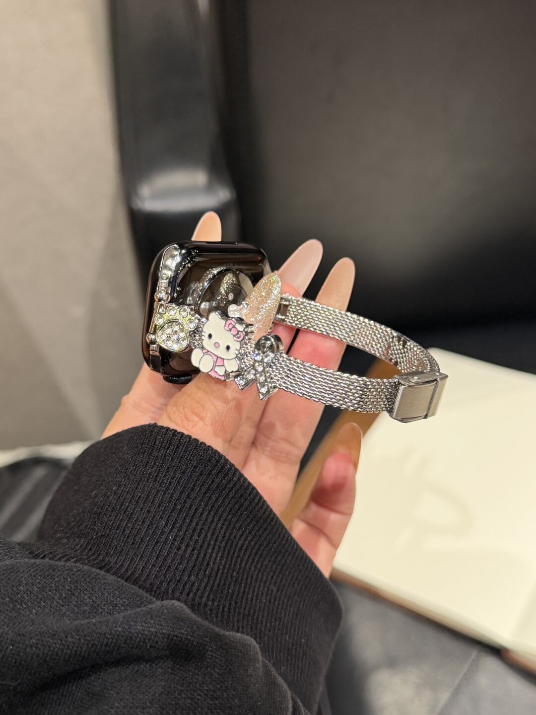 Hellokitty Apple Watch Band Bling Jewelry Metal Strap Bands