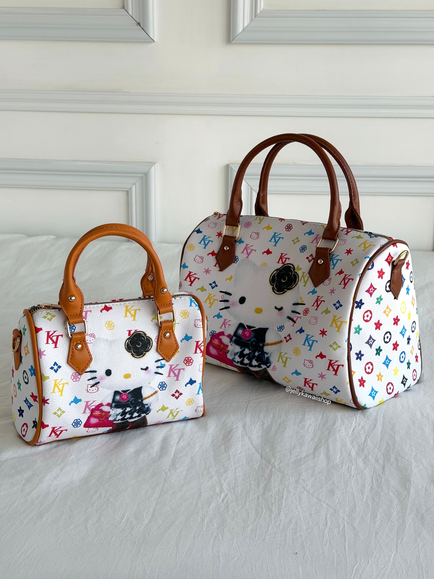 Hellokitty Top Handle Bags Purse Large Cute Satchel Handbag