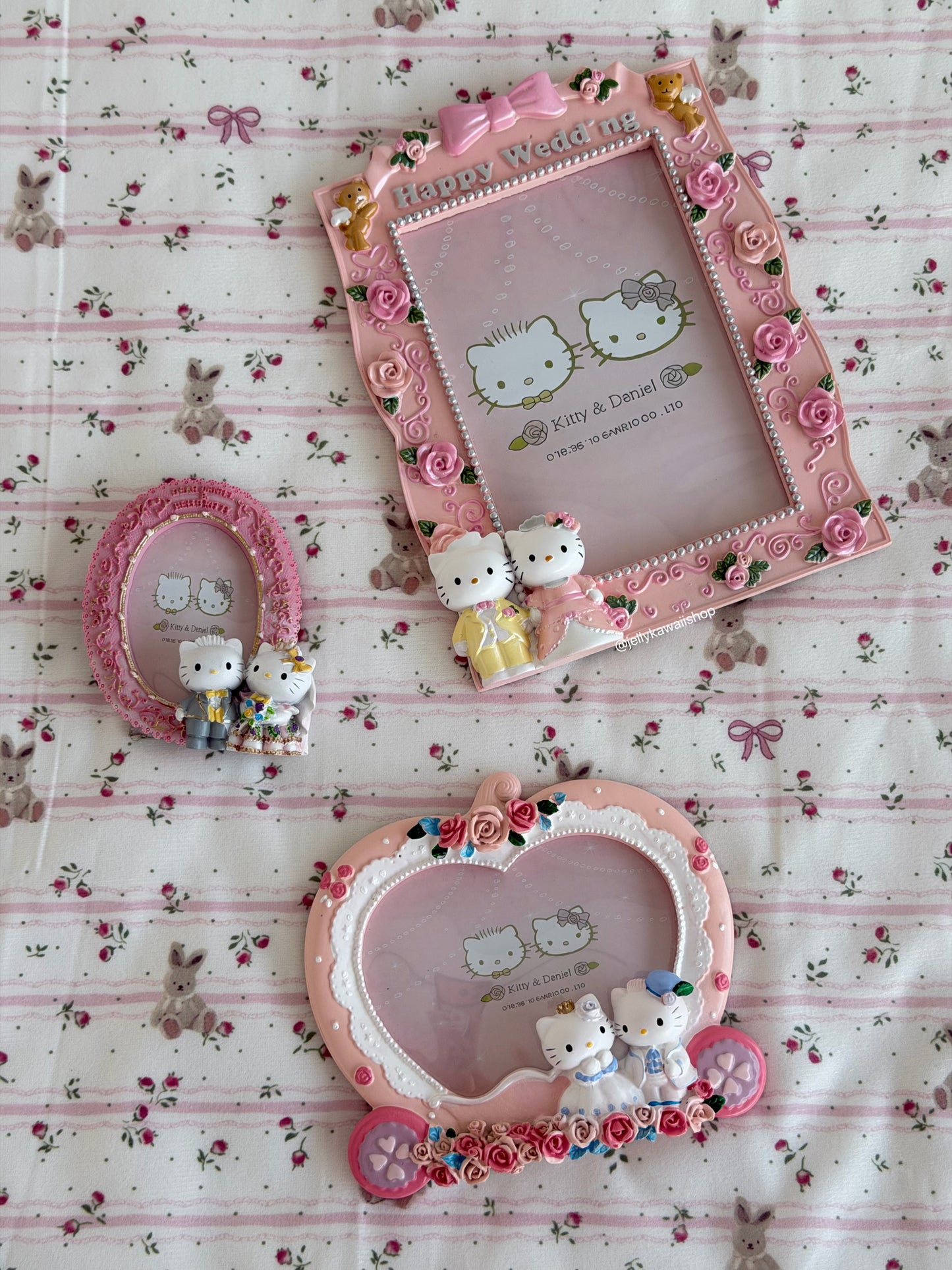 HelloKitty & Daniel Cute Photo Frame Ornaments Wedding Gifts