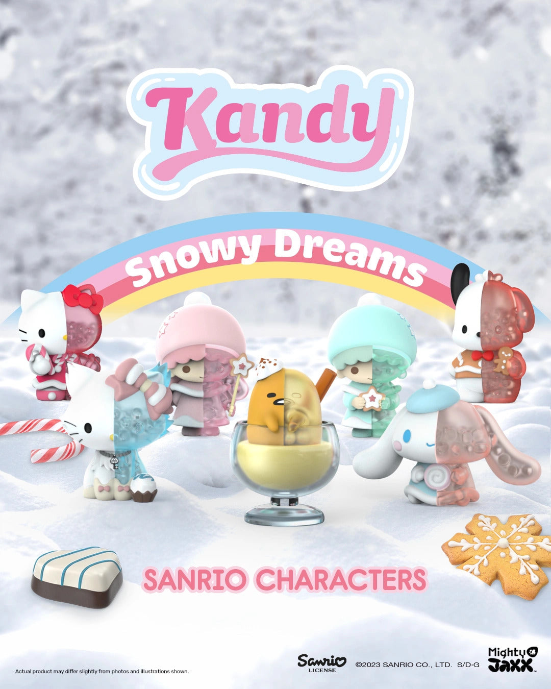 Sanrio Mighty Jaxx Snowy Dreams Figure Blind Box