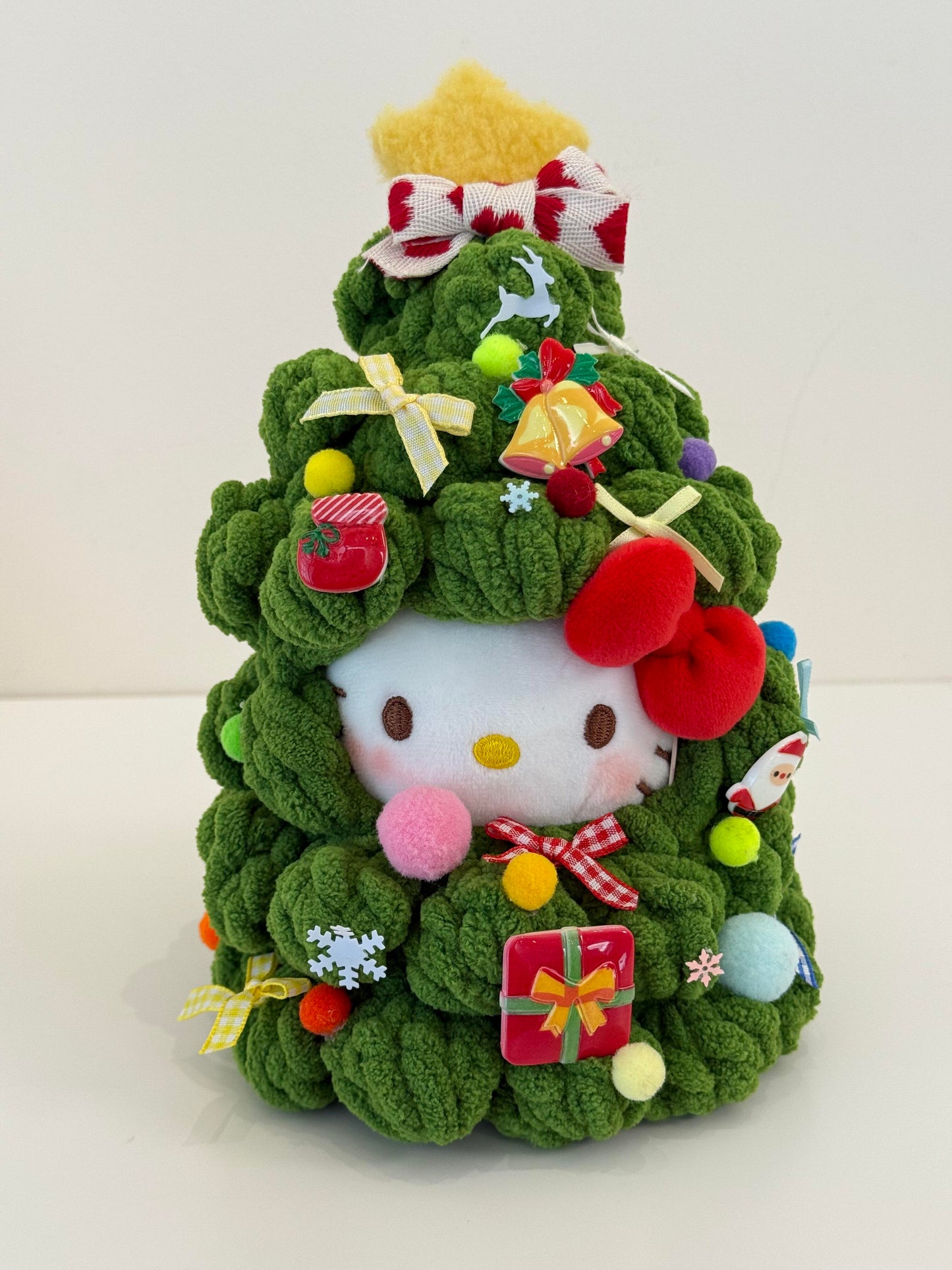 HelloKitty Christmas Tree Snowman Ornament Plushie