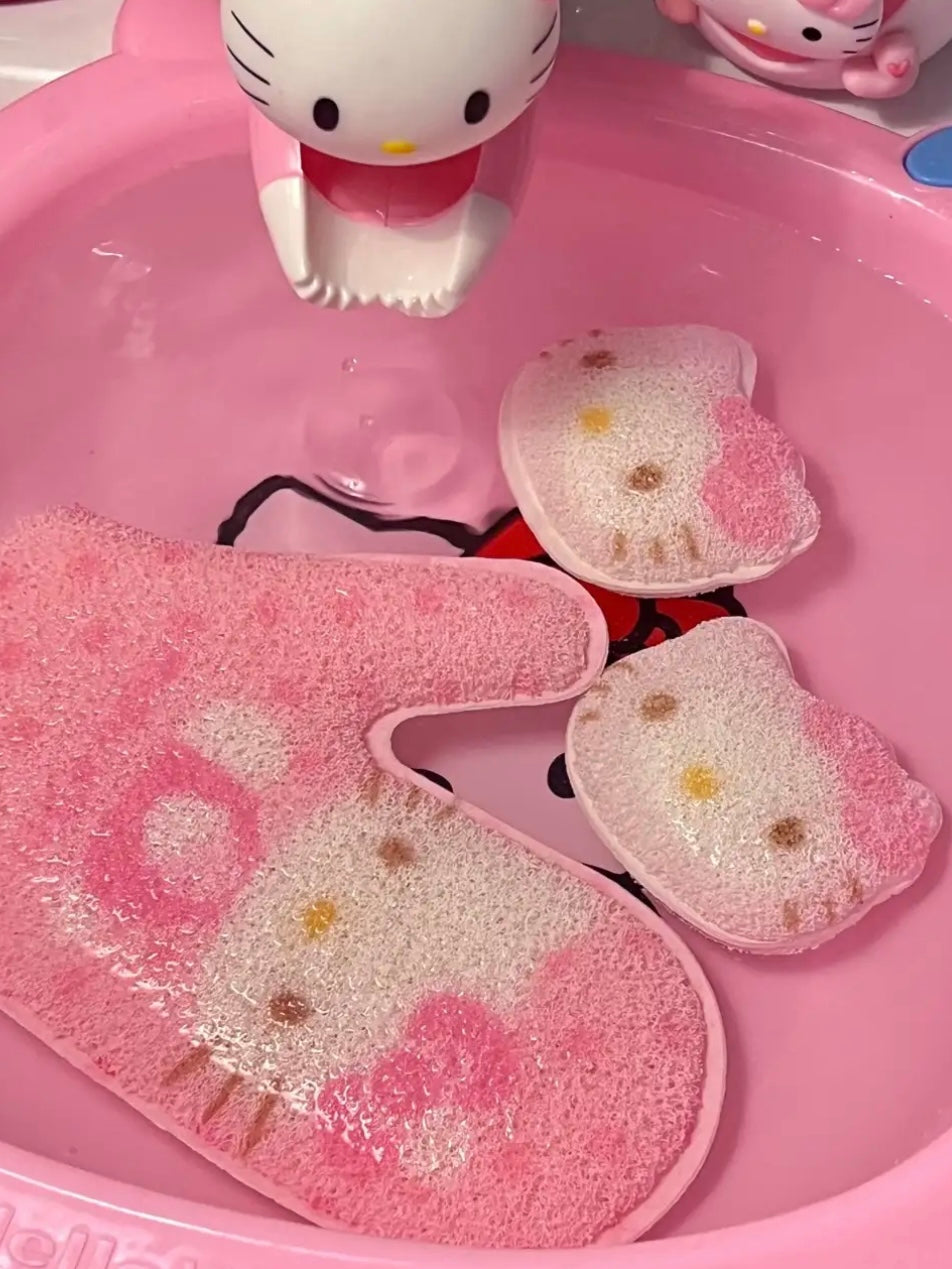 Hellokitty Sponge for Bathing Cute Shapes Bath Sponges