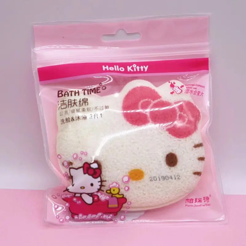 Hellokitty Sponge for Bathing Cute Shapes Bath Sponges