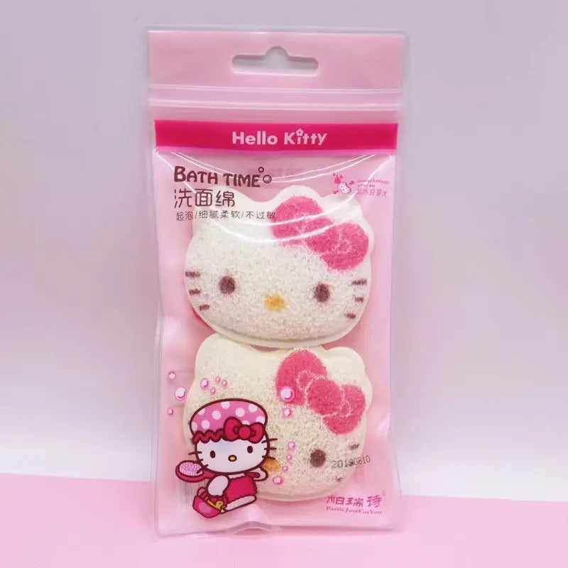 Hellokitty Sponge for Bathing Cute Shapes Bath Sponges