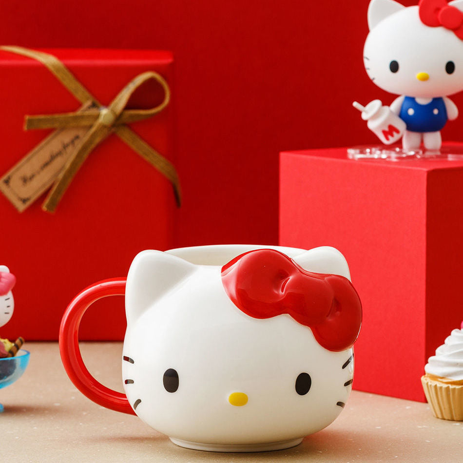 Sanrio Cute Ceramic Coffee Mug Christmas Birthday Novelty Gifts for Women Kids