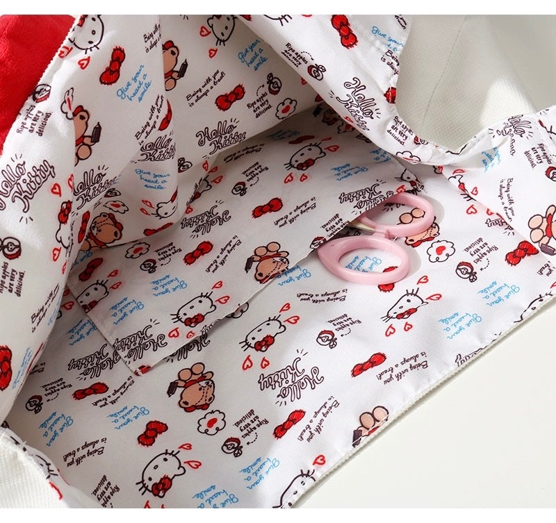 Sanrio Tote Bag Shopping Bag Gym Bag Cat Lunch Bag